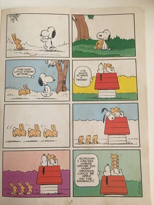 VINTAGE - PEANUTS - SNOOPY AND HIS FRIENDS - PAPER BACK - FIRST PUBLISHED  - 1979