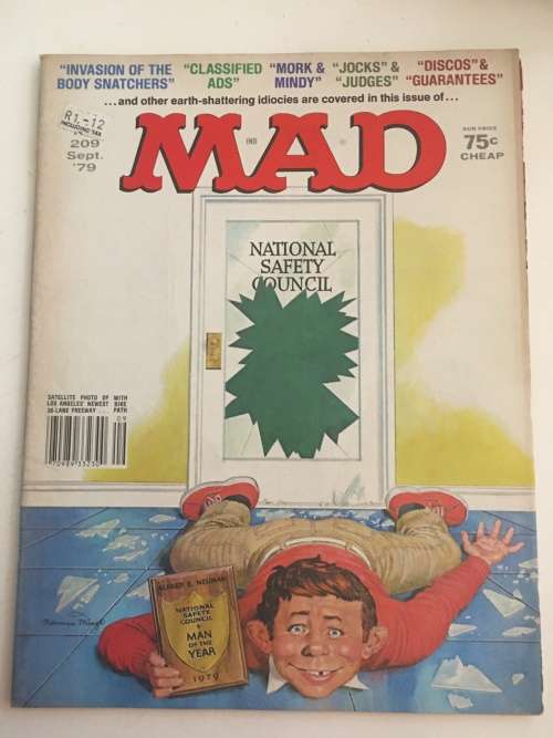 VINTAGE -  MAD MAGAZINE - NO. 209 - 1979