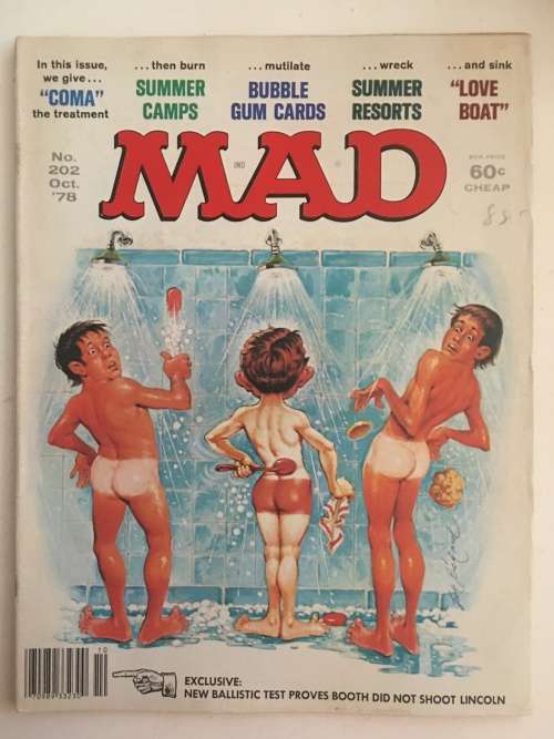 VINTAGE MAD MAGAZINE - NO. 202 - 1978
