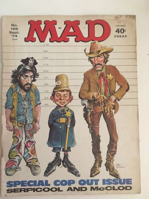 VINTAGE - MAD MAGAZINE - NO. 169 - 1974
