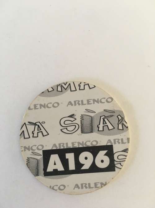 VINTAGE RUGBY TAZO - BY ARLENCO NO.  A196
