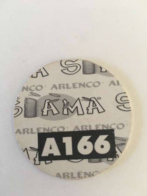 VINTAGE RUGBY TAZO - BY ARLENCO NO.  A166