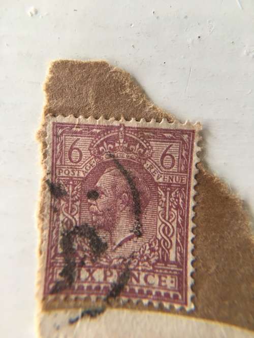 GREAT BRITAIN USED 6 PENCE  STAMP