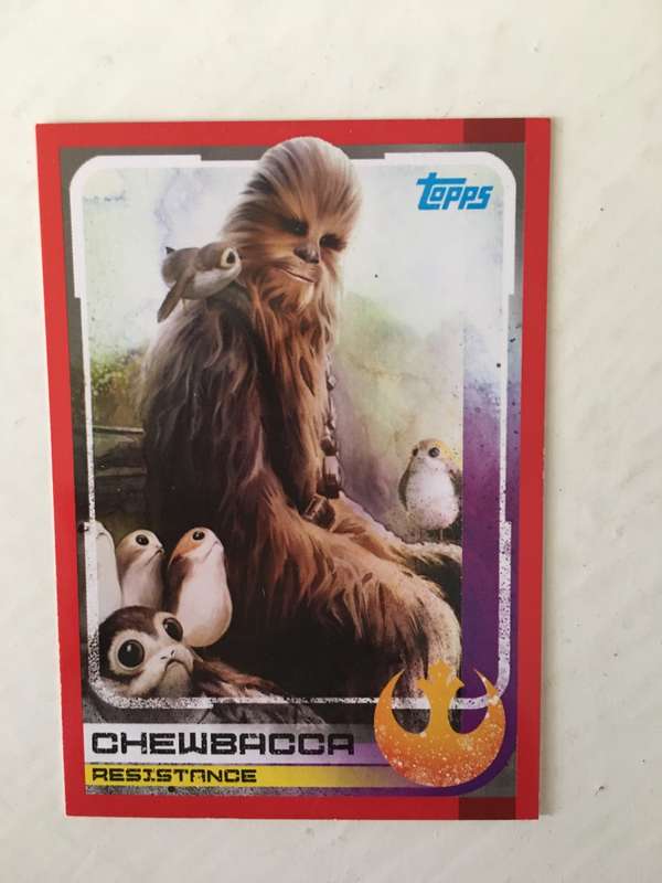 TOPPS -  STAR WARS CARD - THE LAST JEDI