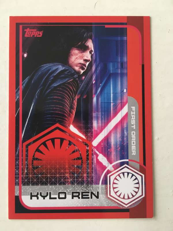 TOPPS -  STAR WARS CARD - THE LAST JEDI