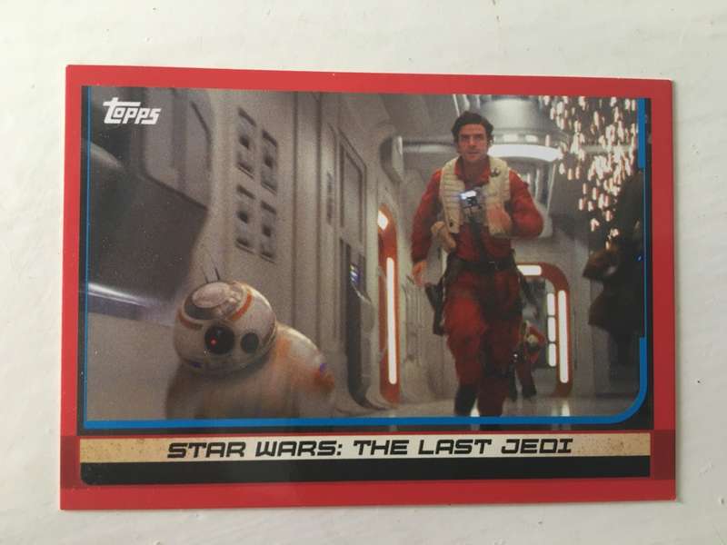 TOPPS -  STAR WARS CARD - THE LAST JEDI