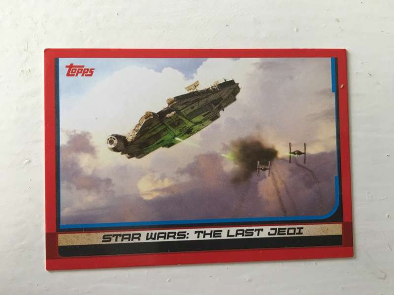 TOPPS -  STAR WARS CARD - THE LAST JEDI
