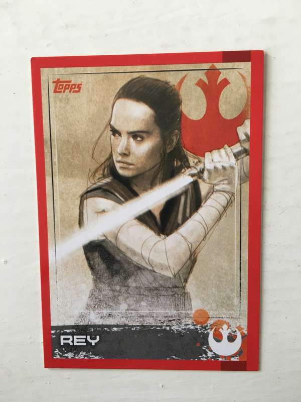 TOPPS -  STAR WARS CARD - THE LAST JEDI
