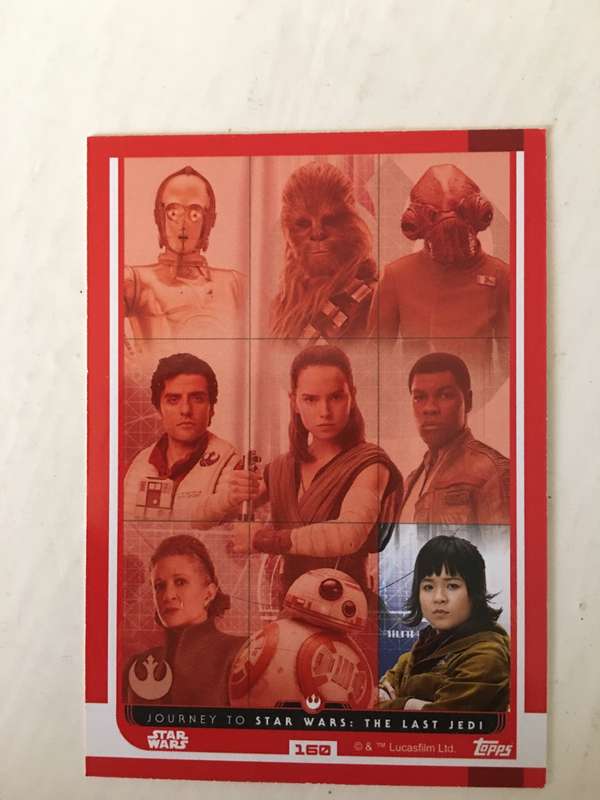 TOPPS -  STAR WARS CARD - THE LAST JEDI