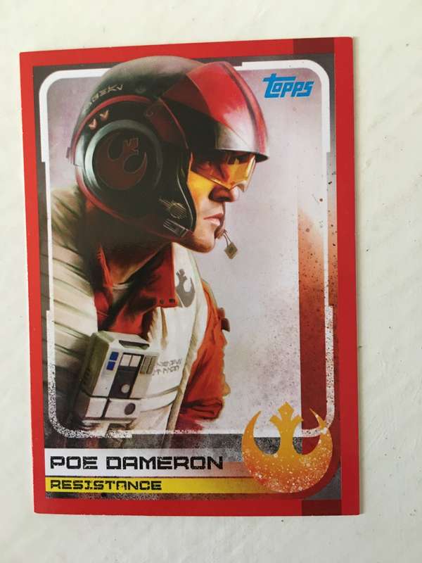 TOPPS -  STAR WARS CARD - THE LAST JEDI