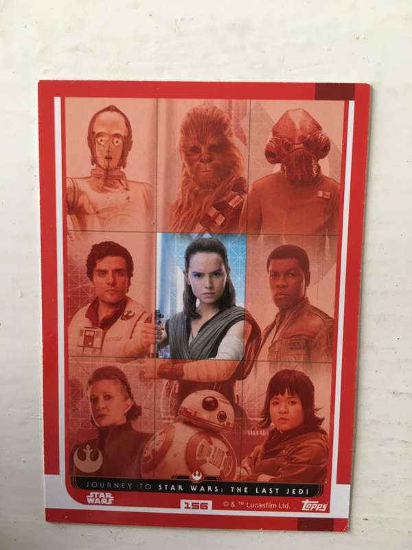 TOPPS -  STAR WARS CARD - THE LAST JEDI