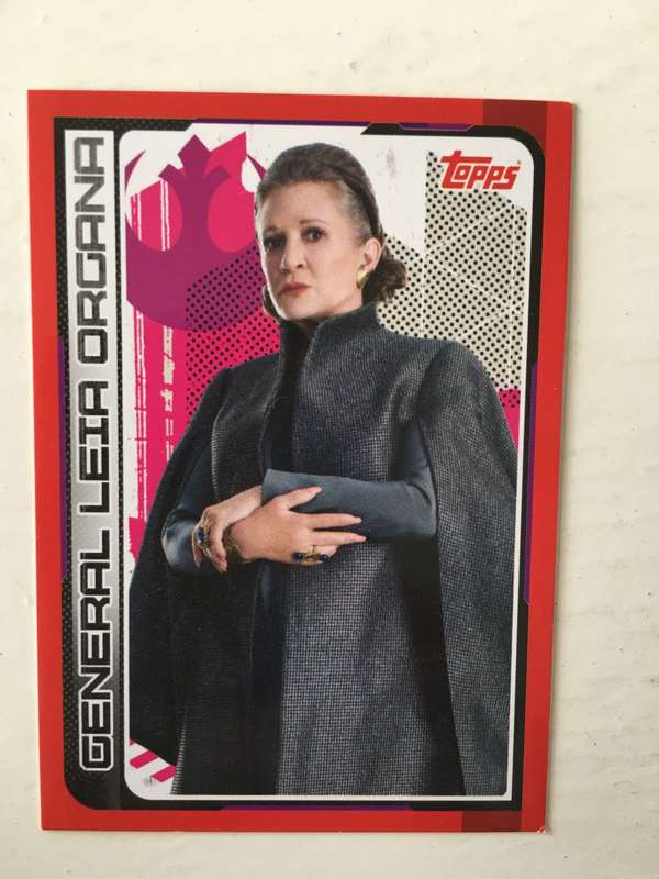 TOPPS -  STAR WARS CARD - THE LAST JEDI