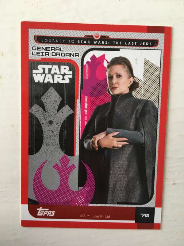 TOPPS -  STAR WARS CARD - THE LAST JEDI