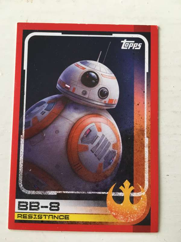 TOPPS -  STAR WARS CARD - THE LAST JEDI