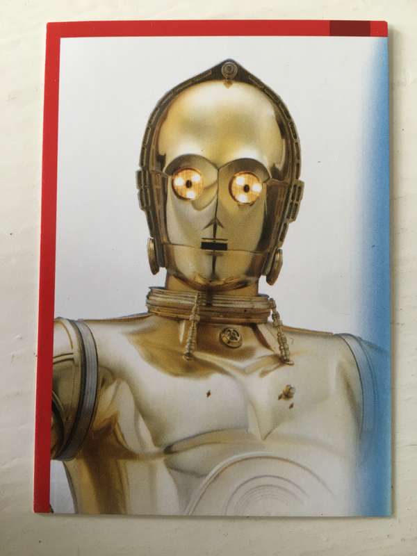 TOPPS -  STAR WARS CARD - THE LAST JEDI