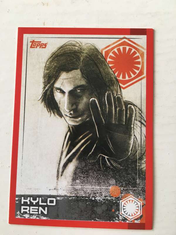 TOPPS -  STAR WARS CARD - THE LAST JEDI