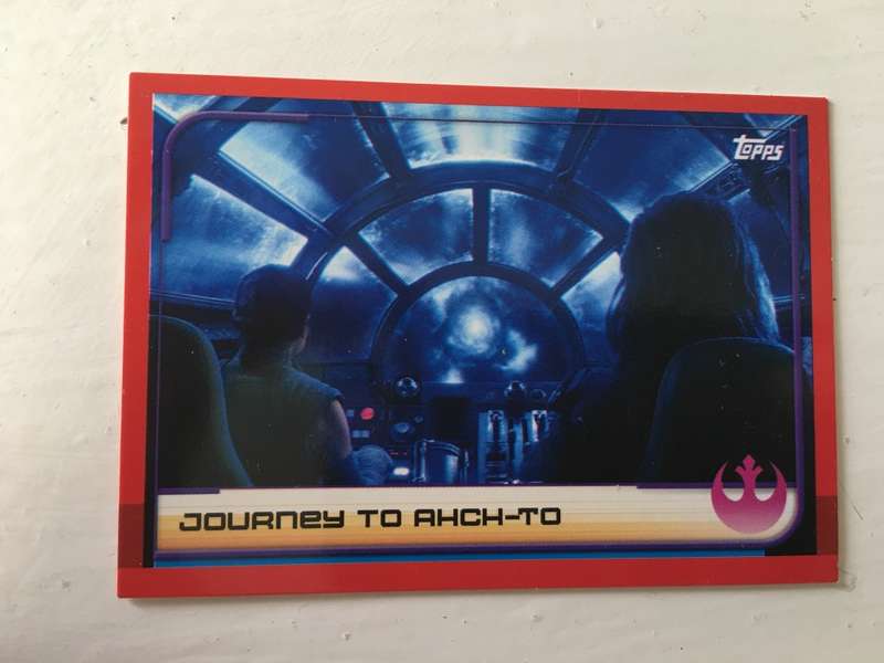 TOPPS -  STAR WARS CARD - THE LAST JEDI