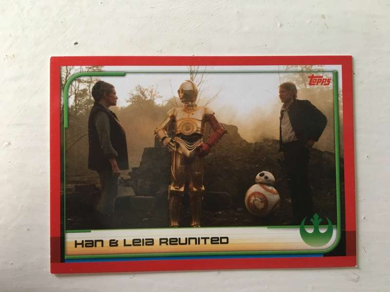 TOPPS -  STAR WARS CARD - THE LAST JEDI
