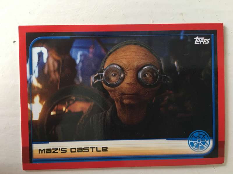 TOPPS -  STAR WARS CARD - THE LAST JEDI