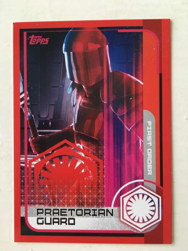 TOPPS -  STAR WARS CARD - THE LAST JEDI