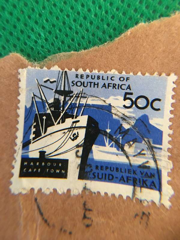 SOUTH AFRICA - USED 50c  STAMP