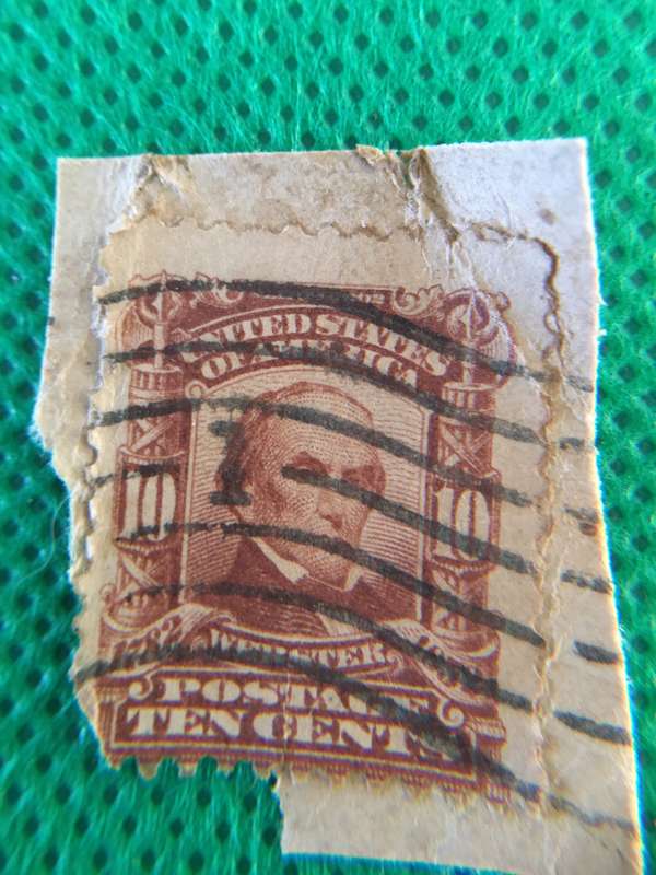 AMERICA  USED WEBSTER STAMP
