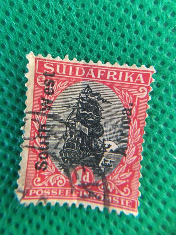 NAMIBIA USED STAMP PRINTED OVER