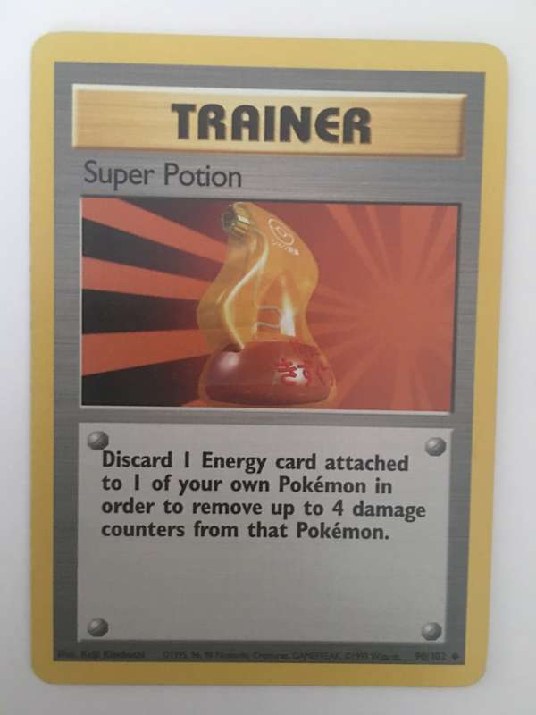 VINTAGE POKEMON TRADING CARD - TRAINER / SUPER POTION