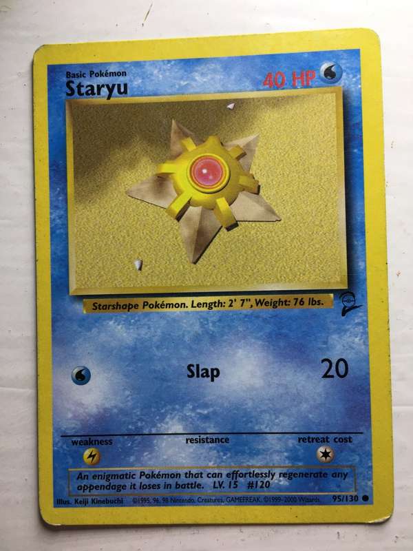 VINTAGE POKEMON TRADING CARD - STARYU