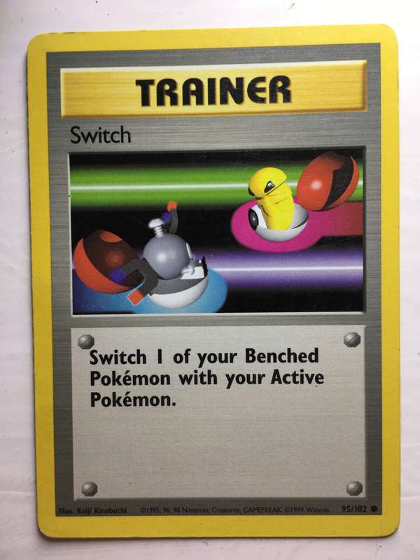 VINTAGE POKEMON TRADING CARD -  TRAINER / SWITCH