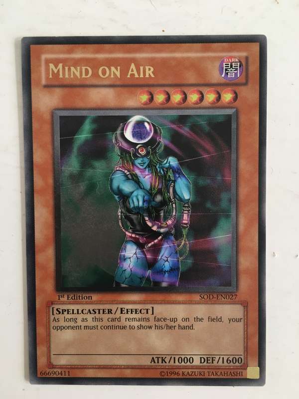 YU-GI-OH TRADING CARD / FOIL / SHINY CARD - MIND ON AIR
