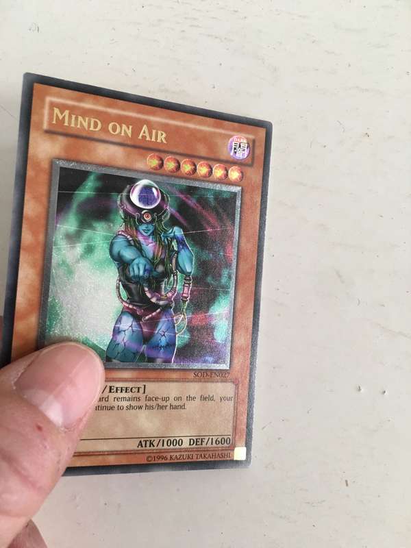 YU-GI-OH TRADING CARD / FOIL / SHINY CARD - MIND ON AIR