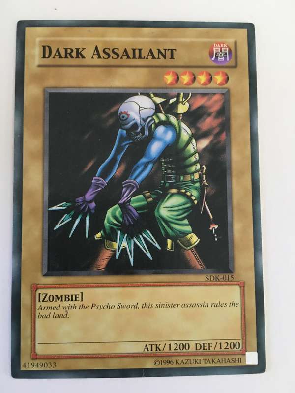 YU-GI-OH TRADING CARD - DARK ASSAILANT