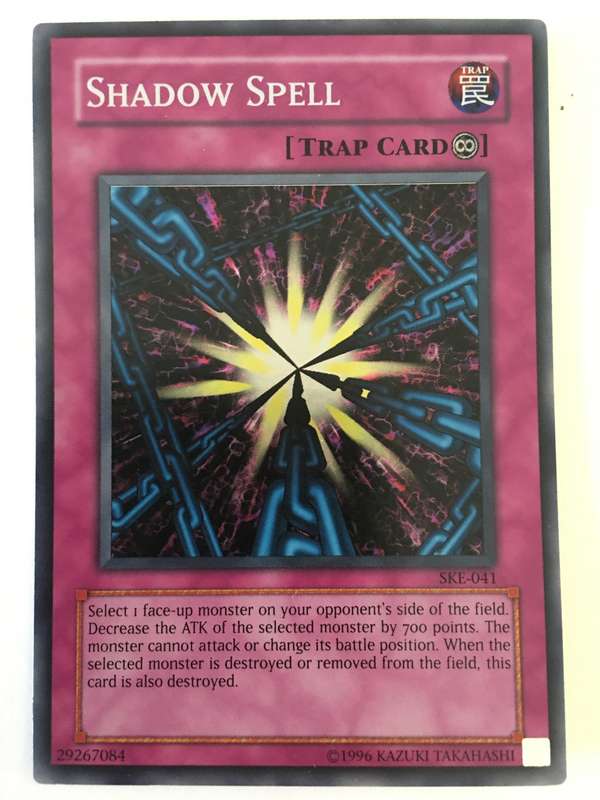 YU-GI-OH TRADING CARD - FOIL/ SHINY - SHADOW SPELL