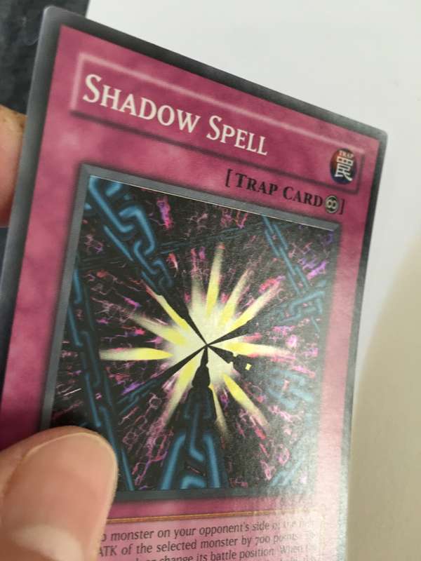 YU-GI-OH TRADING CARD - FOIL/ SHINY - SHADOW SPELL