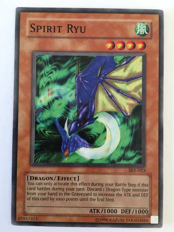 YU-GI-OH TRADING CARD - SPIRIT RYU