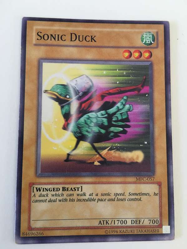 YU-GI-OH TRADING CARD - SONIC DUCK