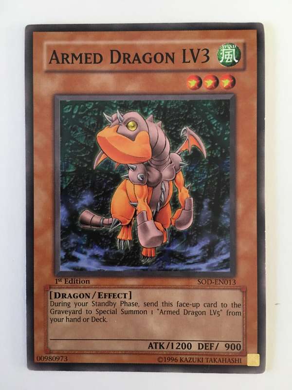 YU-GI-OH TRADING CARD - ARMED DRAGON LV3