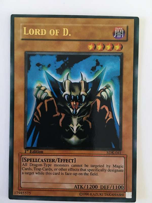 YU-GI-OH  TRADING CARD - FOIL CARD / SHINY CARD - LORD OF D.