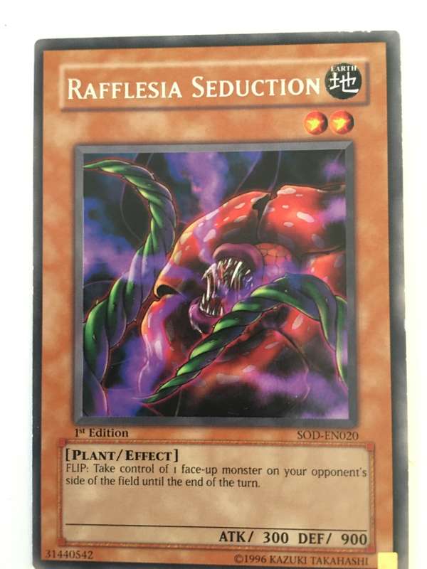 YU-GI-OH TRADING CARD - RAFFLESIA SEDUCTION