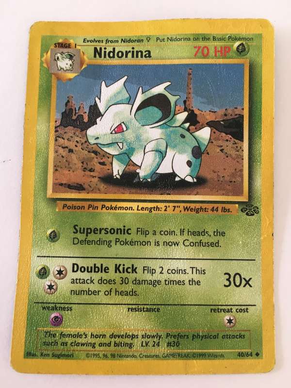 POKEMON LOT OF SEMI DAMAGED CARDS PREVIOUSLY  LAMINATED LOT OF 11 CARDS