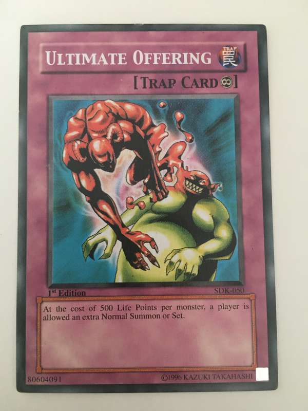YU-GI-OH TRADING CARD - ULTIMATE OFFERING