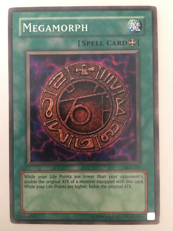 YU-GI-OH TRADING CARD - MEGAMORPH