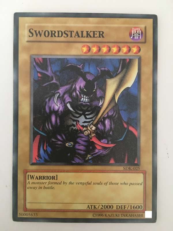 YU-GI-OH TRADING CARD - SWORDSTALKER
