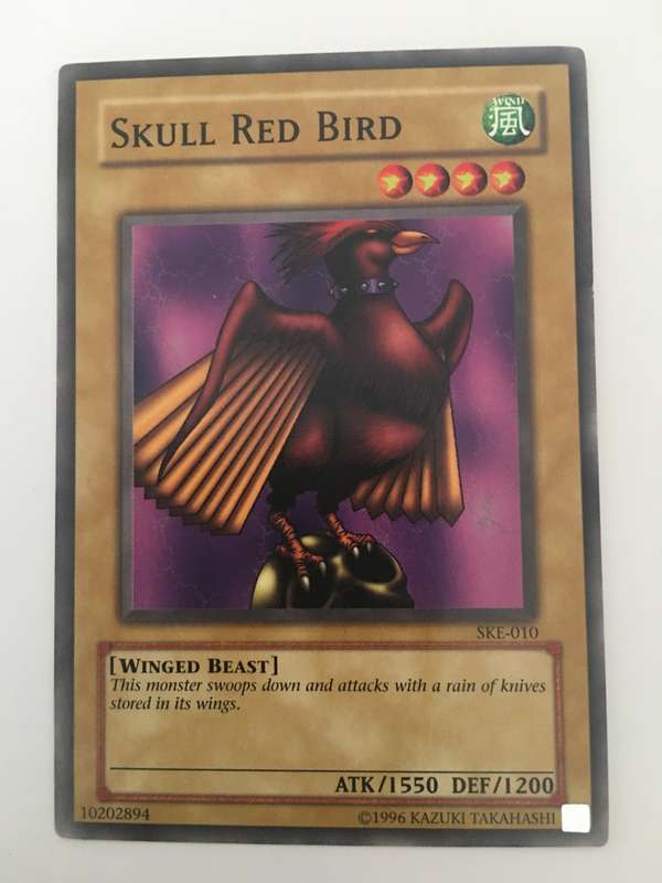 YU-GI-OH TRADING CARD - SKULL RED BIRD