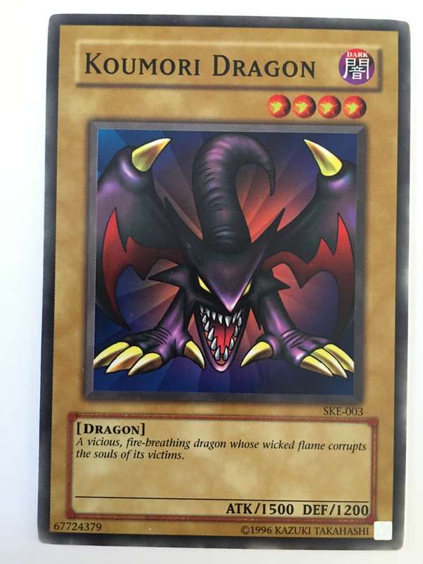 YU-GI-OH TRADING CARD - KOUMORI DRAGON