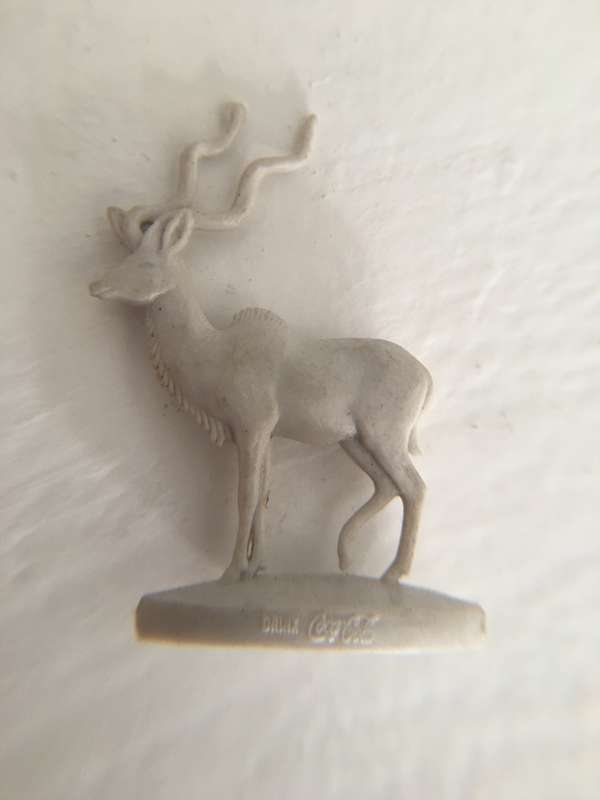 VINTAGE RARE COCA - COLA  AFRICAN ANIMAL - KUDU BUCK