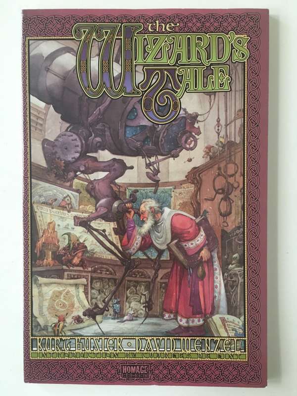 HOMAGE COMICS - VERY THICK BEAUTIFULLY ILLISTRATED IN COMIC STRIPS - 1997 THE WIZARDS TALE