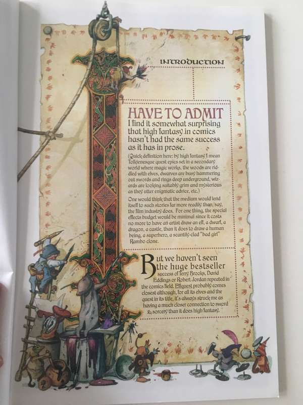 HOMAGE COMICS - VERY THICK BEAUTIFULLY ILLISTRATED IN COMIC STRIPS - 1997 THE WIZARDS TALE