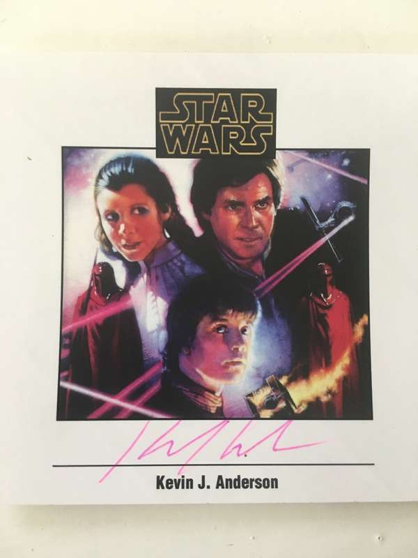 DARK HORSE COMICS - STAR WARS EPISODE  1 -  1999 - 2 PRINTED AUTOS  AND 1 REAL ONE